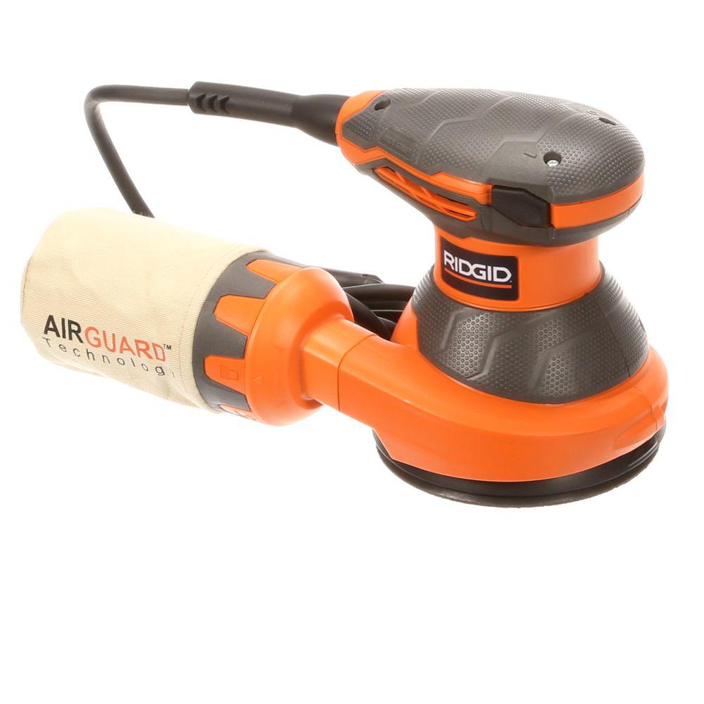 Ridgid R26011 5" Random Orbital Sander with AIRGUARD Technology (R26011)