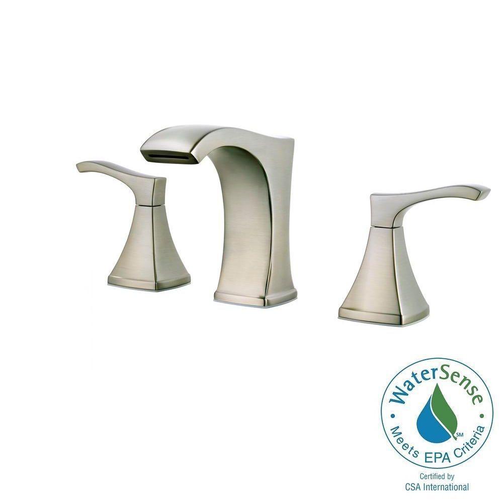 new venturi 8 in. widespread 2-handle bathroom faucet - brushed new venturi 8 in. widespread 2-handle bathroom faucet - brushed