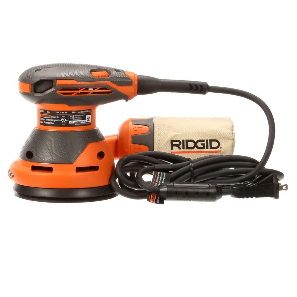 Ridgid R26011 5" Random Orbital Sander with AIRGUARD Technology (R26011)