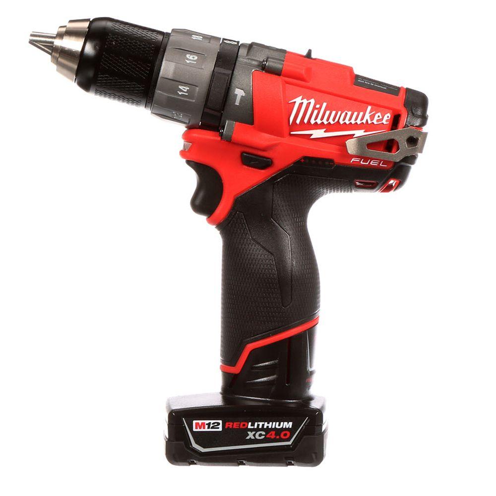 NEW Milwaukee M12 Fuel Hammer Drill/Impact Kit Red (259722) eBay