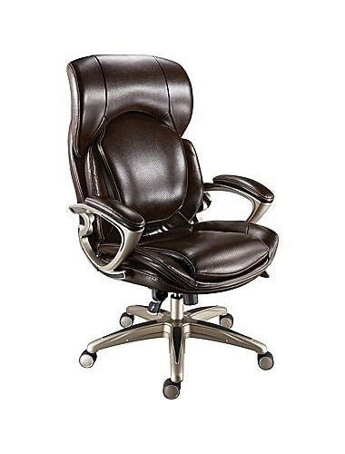 staples air high back bonded leather manager s chair chocolate ebay staples air high back bonded leather manager s chair chocolate ebay