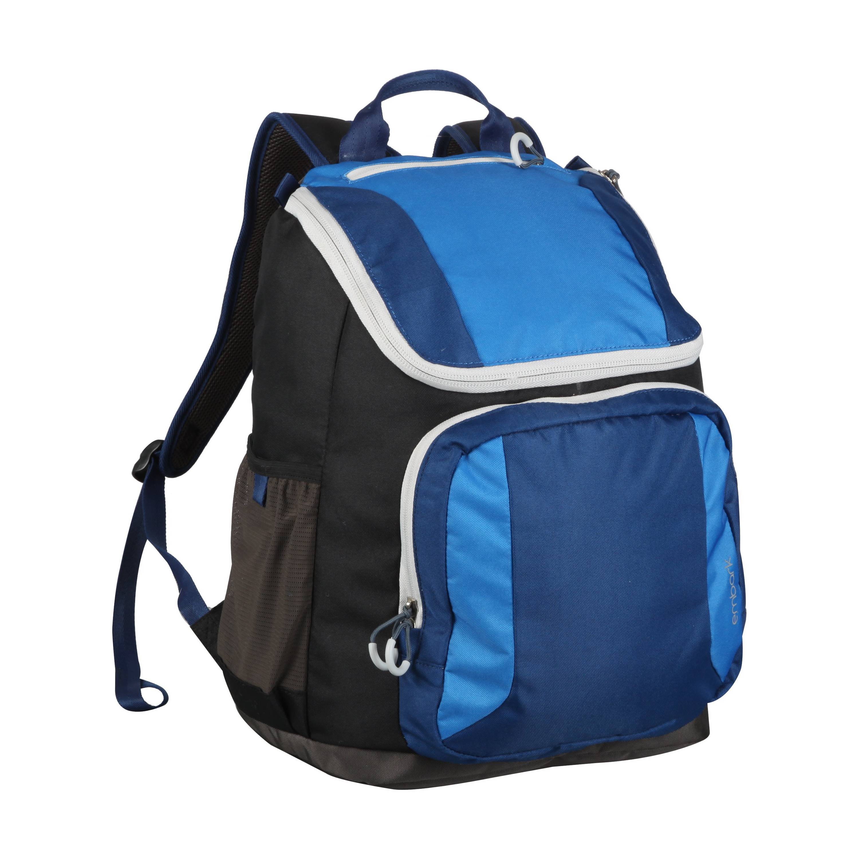 NEW Embark 17.5" Recycled Content Future Tech Backpack Black/Blue eBay