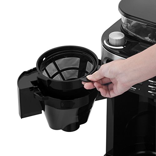NEW VonShef 10 Cup Coffee Maker with Built-In Grinder and Reusable Filter eBay