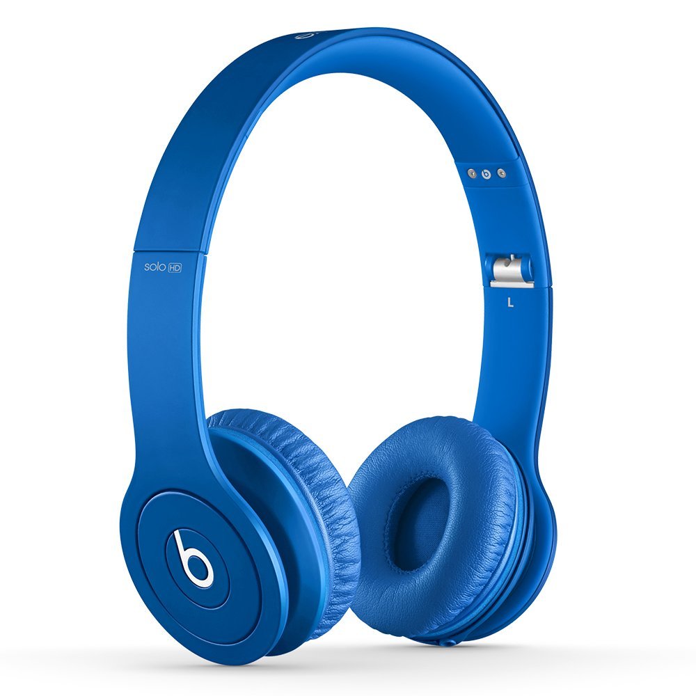 NEW Beats BY DRE Solo HD Drenched ON EAR Headphones With MIC Matte Blue