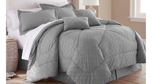 new hotel new york 6 piece embossed plaid comforter set new hotel new york 6 piece embossed plaid comforter set