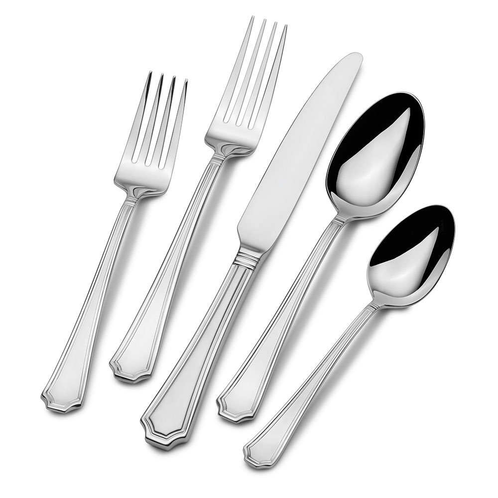 NEW Pfaltzgraff Stainless Steel Flatware Set 20 Piece Silver