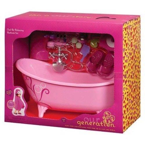 NEW Our Generation Bathtub Accessory Owl Be Relaxing Bathtub Set eBay