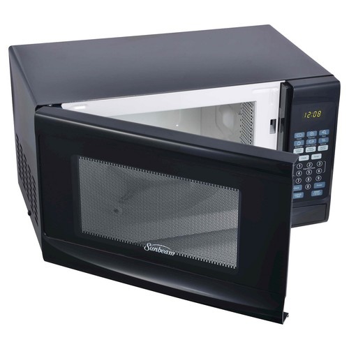 0.7 cu ft digital microwave oven black