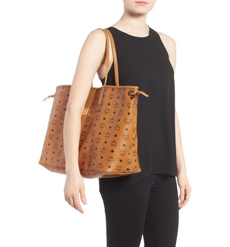 MCM Women's Liz Reversible Shopper Bag - Cognac