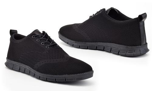 NEW Franco Vanucci Men�s Oxford Memory Foam Knit Shoes