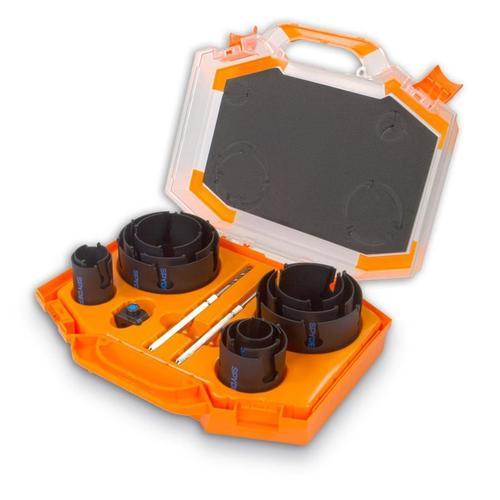 Spyder Tungsten Carbide Tipped Rapid Core Hole Saw Kit 14 Piece