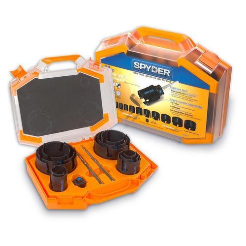 Spyder Tungsten Carbide Tipped Rapid Core Hole Saw Kit 14 Piece 884835005153 eBay
