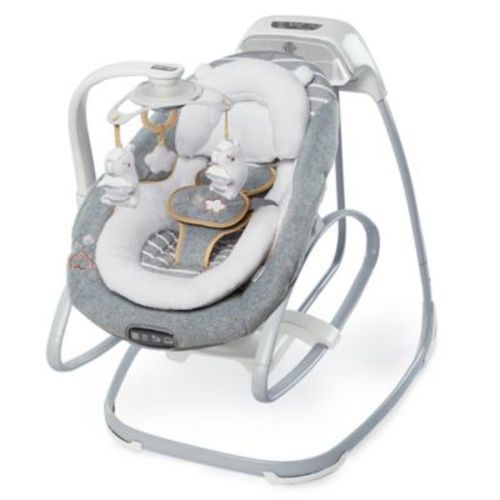 Ingenuity 2in1 Unisex Baby Swing and Rocker Bella Teddy eBay