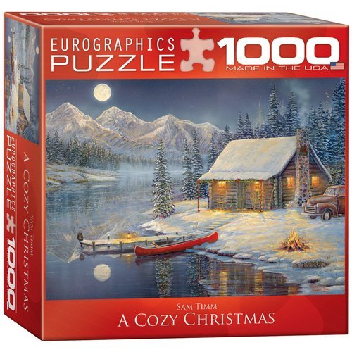 NEW EuroGraphics A Cozy Christmas Puzzle 1000 Piece Multi eBay